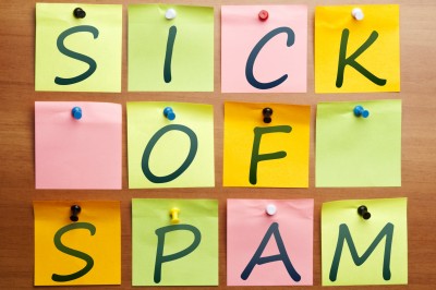 note: we're sick of spam