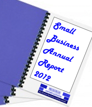 Annual report cover for SMB