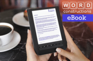 hands holding an electronic reader to view an eBook