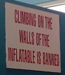 Who can read the sign?